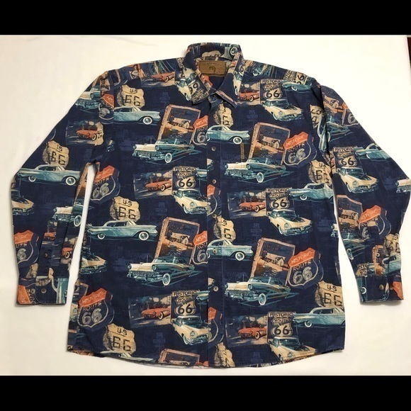 clearwater outfitters Other - Historic Route 66 Button Up Long Sleeve Shirt